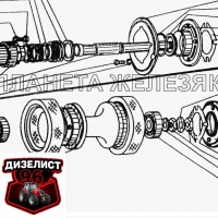 (33) Ролик поддерживающий ДТ-75 - Интернет-магазин тракторных запчастей Дизелист-96 (33) Ролик поддерживающий ДТ-75 - Интернет-магазин тракторных запчастей Дизелист-96