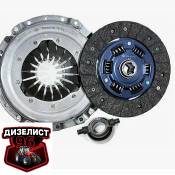 Комплект лепесткового сцепления МТЗ-320 после 2021г. (МТЗ-420) (корзина+диск+муфта) СТК-ТАЯ - Интернет-магазин тракторных запчастей Дизелист-96