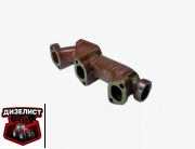 260-1008021 Коллектор выпускной передний Д-260 (ММЗ) РБ - Интернет-магазин тракторных запчастей Дизелист-96