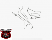 260-1104300-07/-12 Комплект трубок ВД Д-260 Motorpal (на 6 цилиндров) - Интернет-магазин тракторных запчастей Дизелист-96