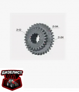 320-4202016 Блок шестерен ВОМ z=16/20 - Интернет-магазин тракторных запчастей Дизелист-96