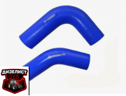 Комплект патрубков радиатора МТЗ-82 силикон (2 шт.: верхний+нижний) - Интернет-магазин тракторных запчастей Дизелист-96