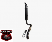 Система выпуска отработавших газов МТЗ-1221 на кабину с глушителем - Интернет-магазин тракторных запчастей Дизелист-96