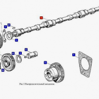 (1006) Распределительный механизм - Интернет-магазин тракторных запчастей Дизелист-96