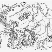 (1100) Система питания дизеля - Интернет-магазин тракторных запчастей Дизелист-96