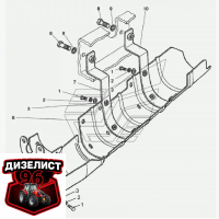 (221) Защита карданного вала - Интернет-магазин тракторных запчастей Дизелист-96