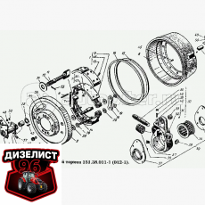 (350,38, 64) Система тормозная Т-150К - Интернет-магазин тракторных запчастей Дизелист-96
