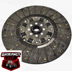 2022-1601130 Диск сцепления ведомый МТЗ-2022 (элипсонавитая накладкая) (БЗТДиА) РБ - Интернет-магазин тракторных запчастей Дизелист-96