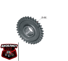 220-1701258 Шестерня z=32 - Интернет-магазин тракторных запчастей Дизелист-96