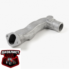 260-1307046-Б-01 Патрубок водяного насоса МТЗ-1523 (260.1, 260.2) - Интернет-магазин тракторных запчастей Дизелист-96