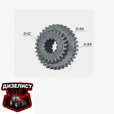 320-4202016 Блок шестерен ВОМ z=16/20 - Интернет-магазин тракторных запчастей Дизелист-96