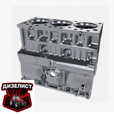3LD-1002001 Блок цилиндров MMZ-3LD - Интернет-магазин тракторных запчастей Дизелист-96