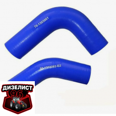 Комплект патрубков радиатора МТЗ-82 силикон (2 шт.: верхний+нижний) - Интернет-магазин тракторных запчастей Дизелист-96