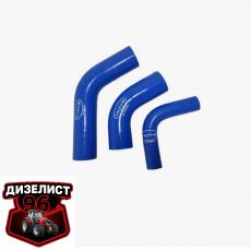 Комплект патрубков радиатора МТЗ-82 силикон (3 шт.:верхний+нижний+термостата) - Интернет-магазин тракторных запчастей Дизелист-96